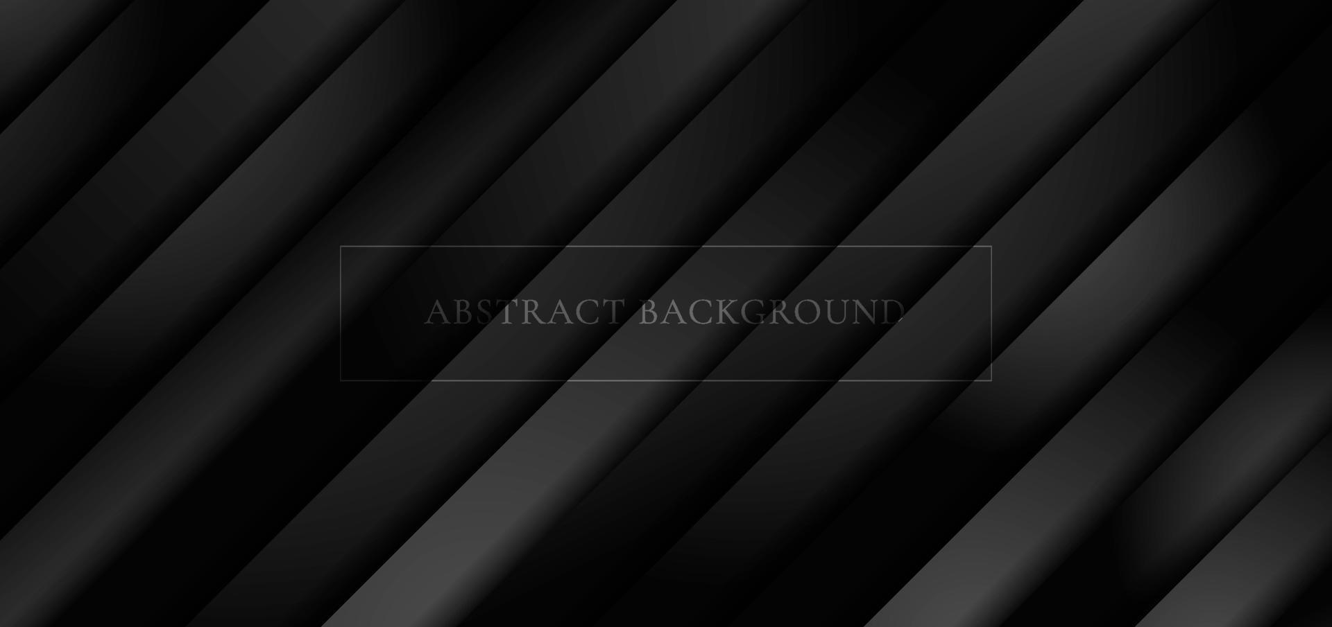 Abstract 3D Black Diagonal Stripes. Layer Paper Overlay Pattern Background and Texture with Space for Your Text. vector