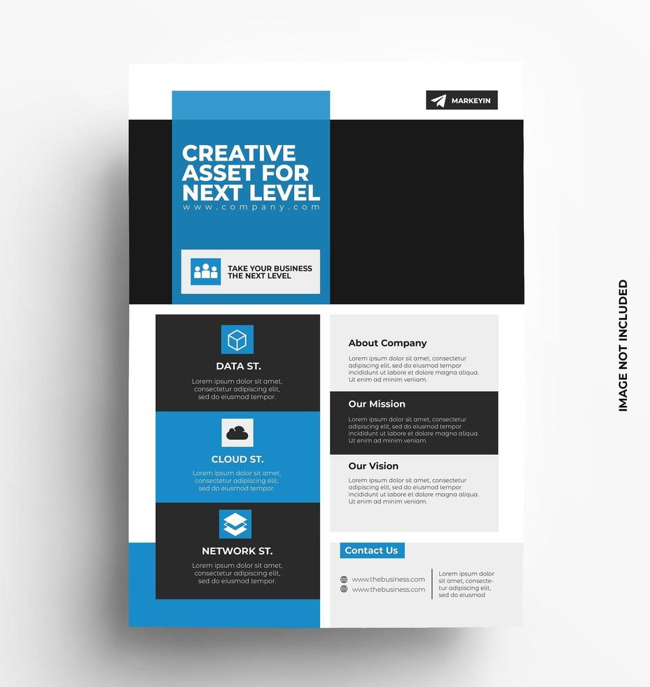 Vector Brochure Flyer design Layout template in A4 size