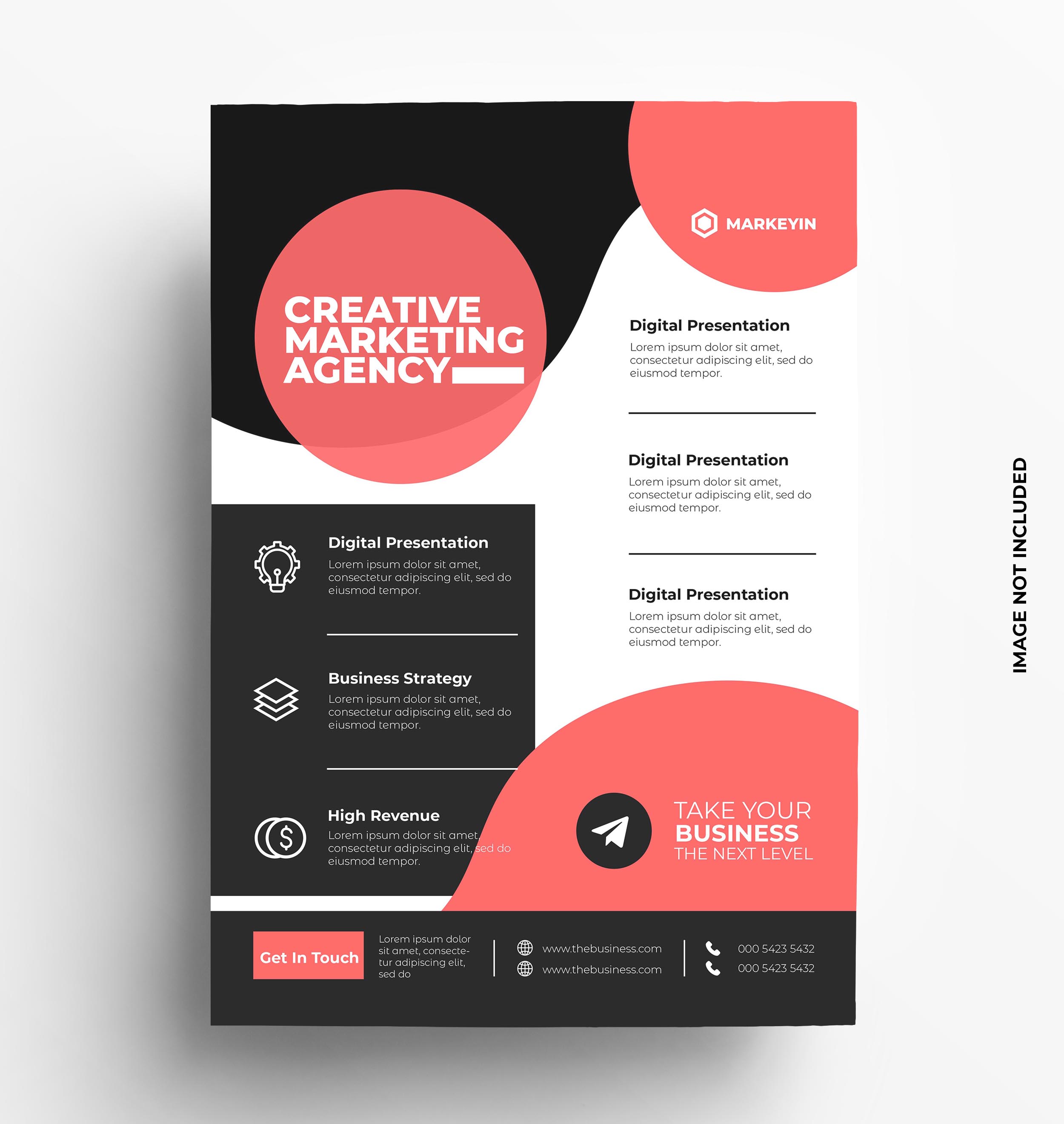 Modern Flyer Template Design 2025058 Vector Art at Vecteezy
