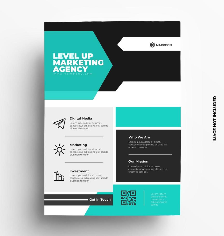 Modern Corporate Flyer Template vector