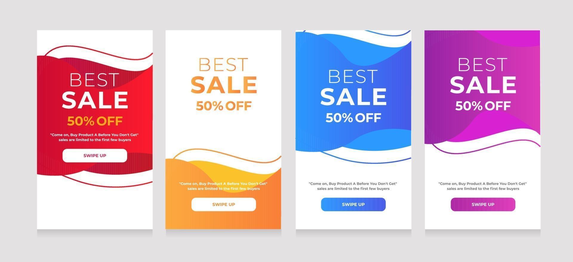 Liquid Abstract Best Sale 50 Off Design vector