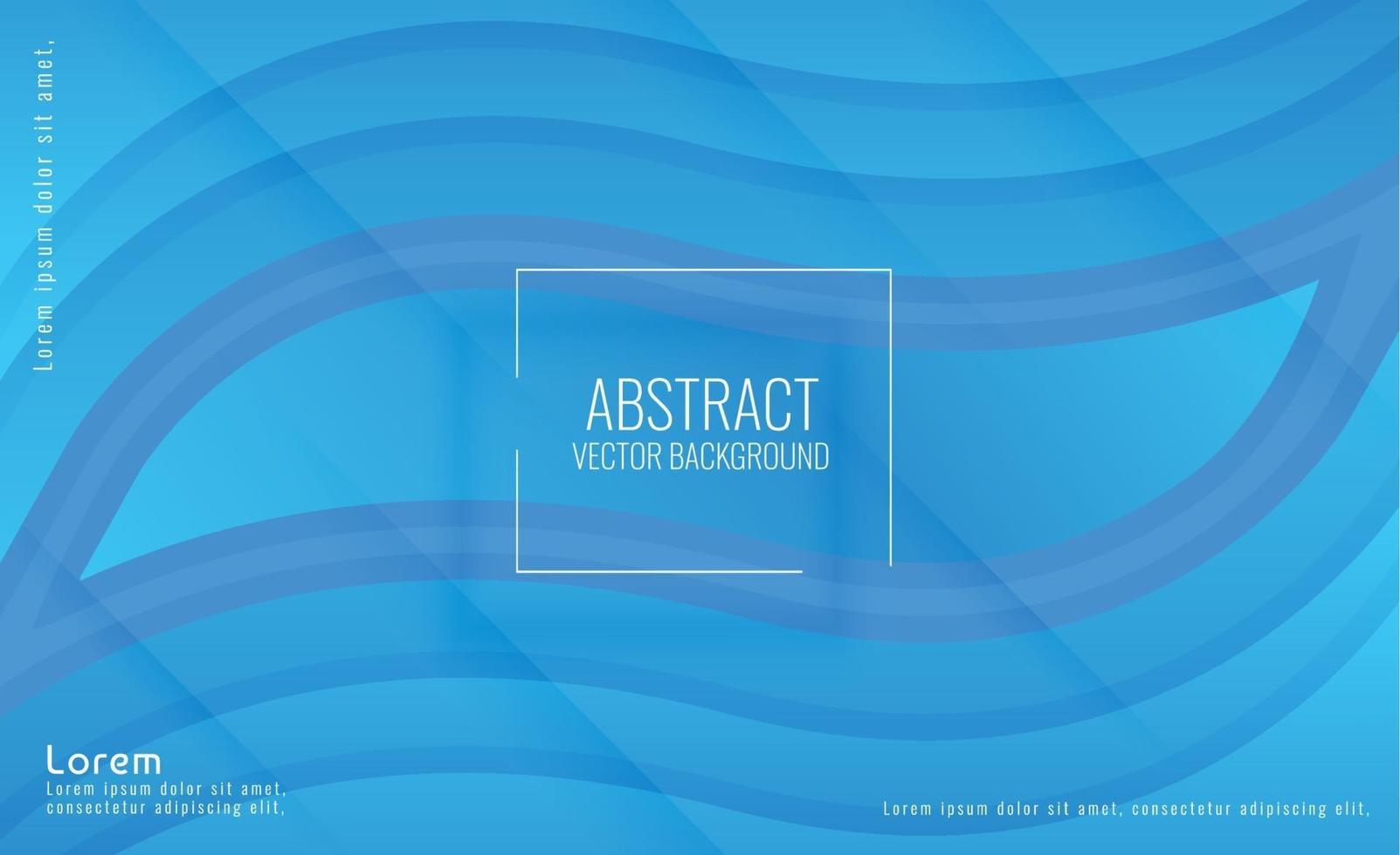 Abstract Modern Wave Vibrant Background vector