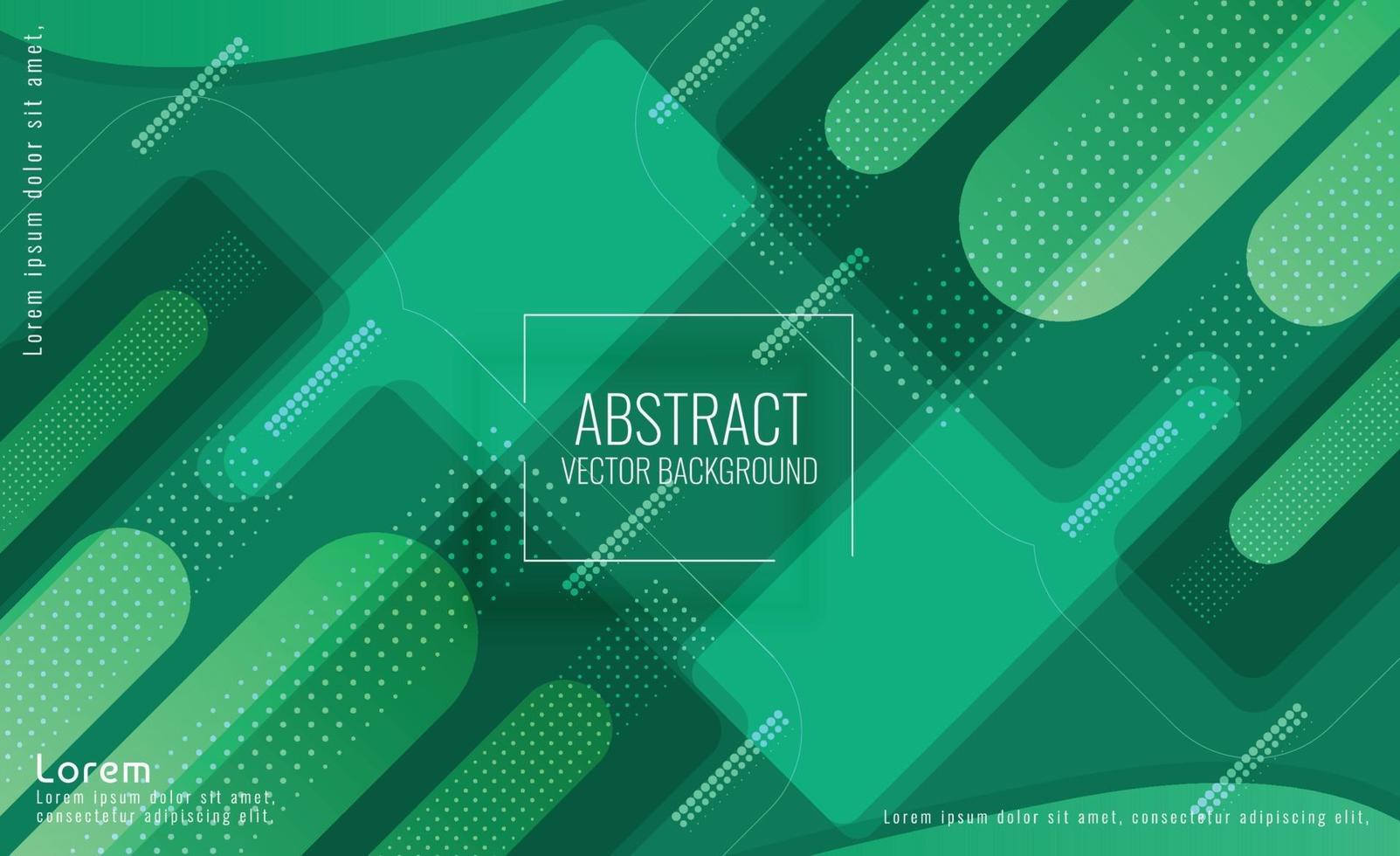 Abstract Green Data Futuristic Background vector