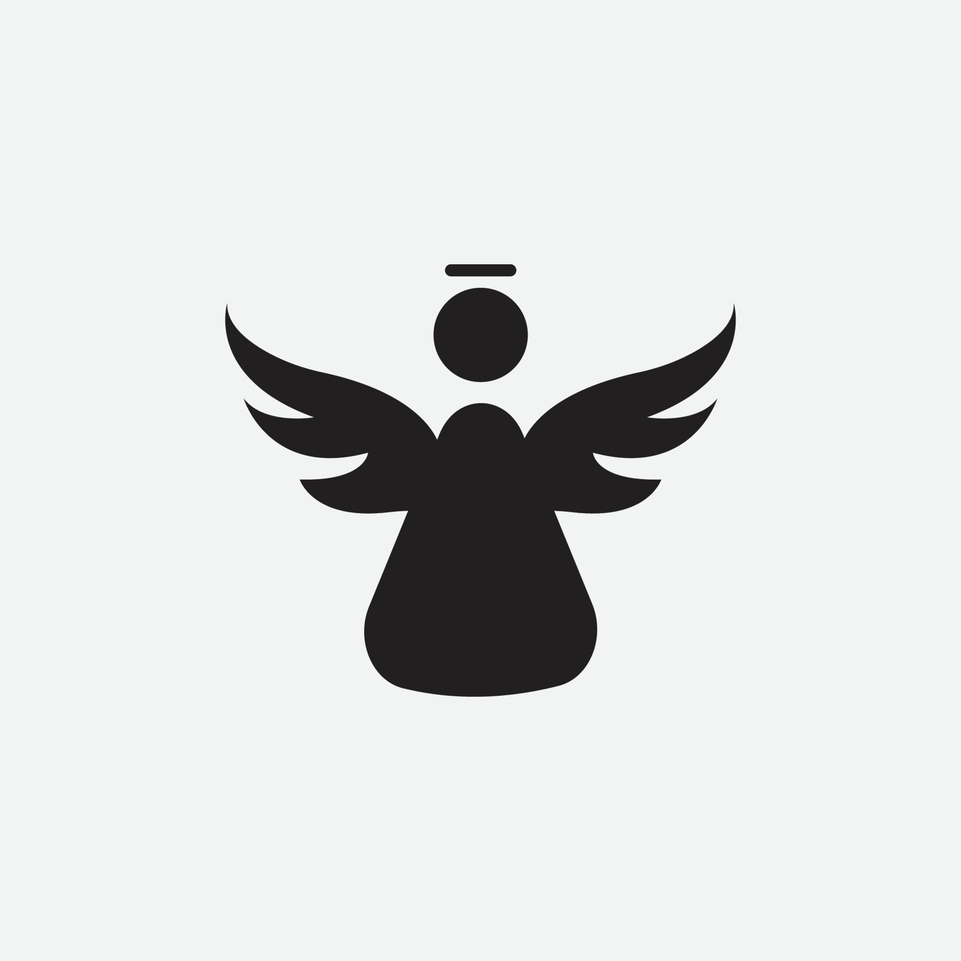 vector illustration of angel icon for grahic and web design 2025854