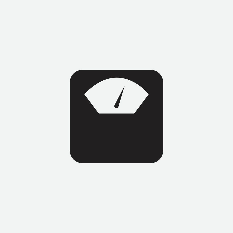 vector illustration of scale weight icon for grahic and web design