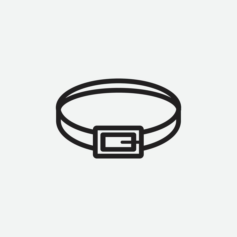 vector illustration of belt icon for grahic and web design