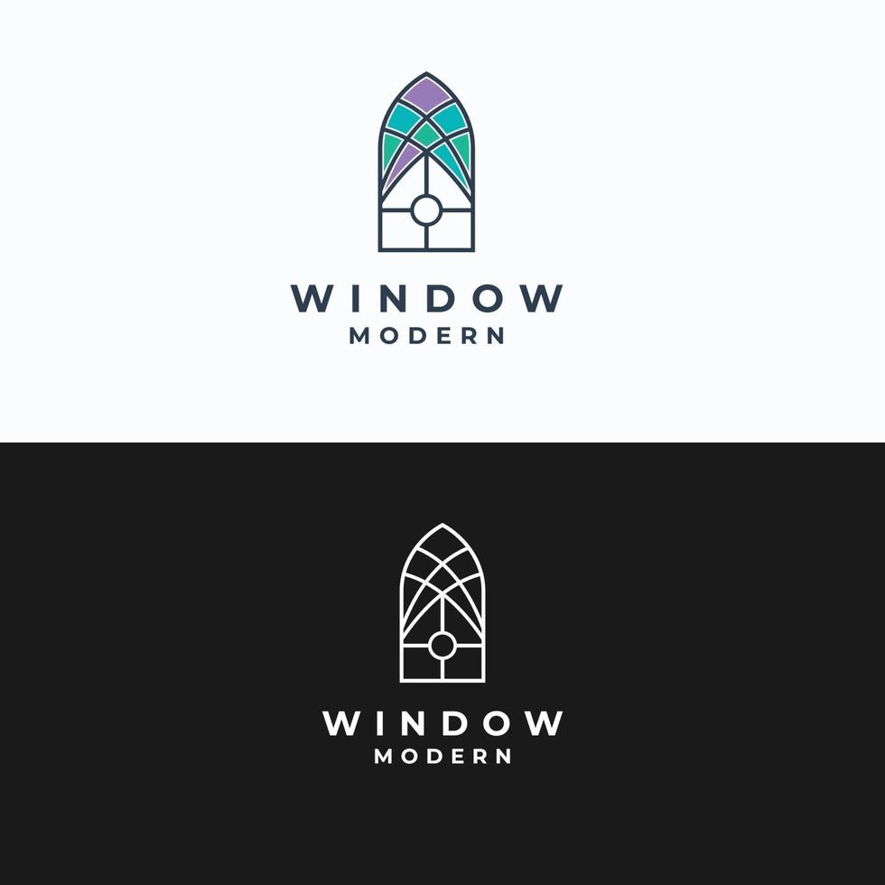 plantilla de vector de logotipo de windows