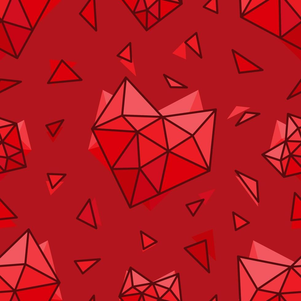 Broken love seamless pattern vector