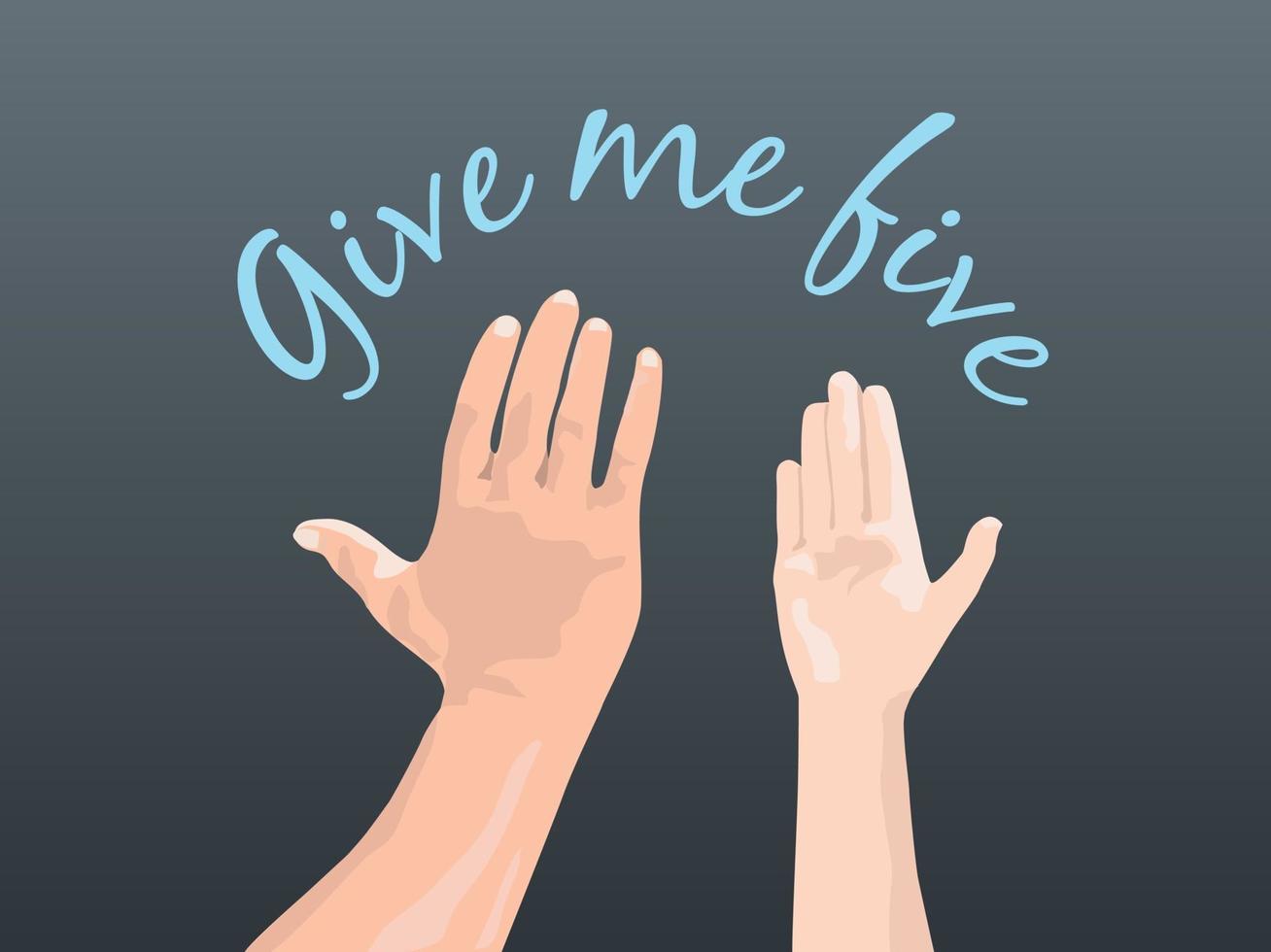 Give me five vector