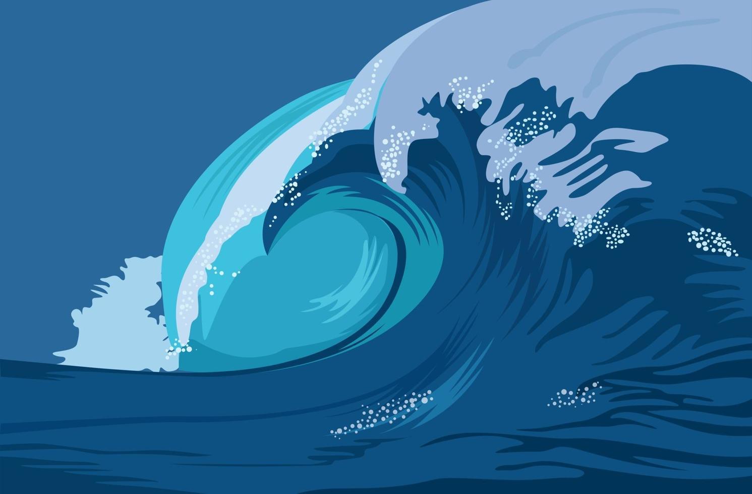 Wave illustration graphic vector