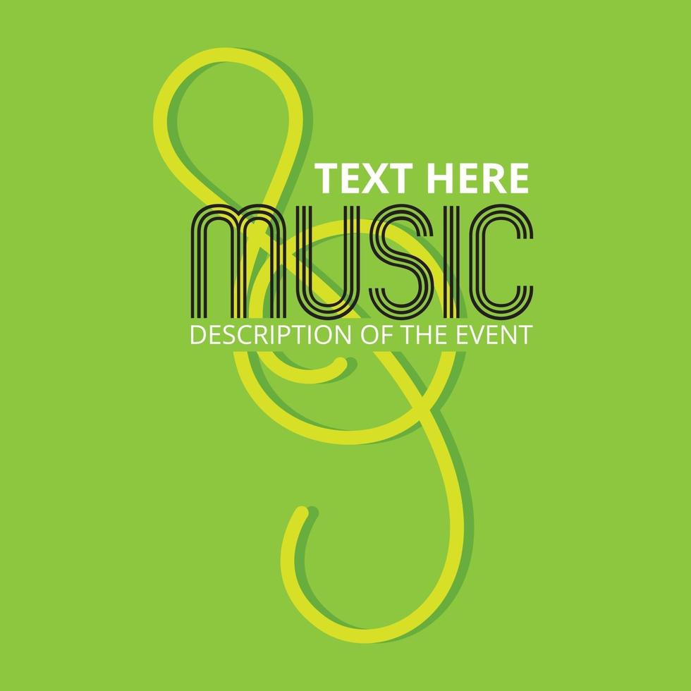 Music Event Symbol on illustration graphic vector