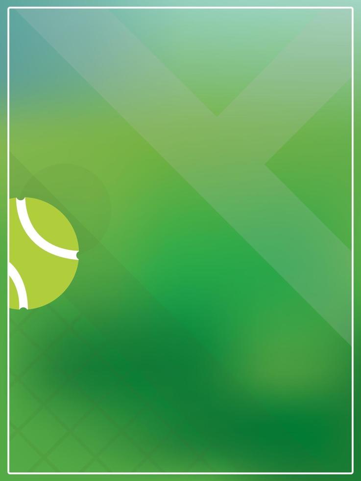Tennis Background Template on illustration graphic vector