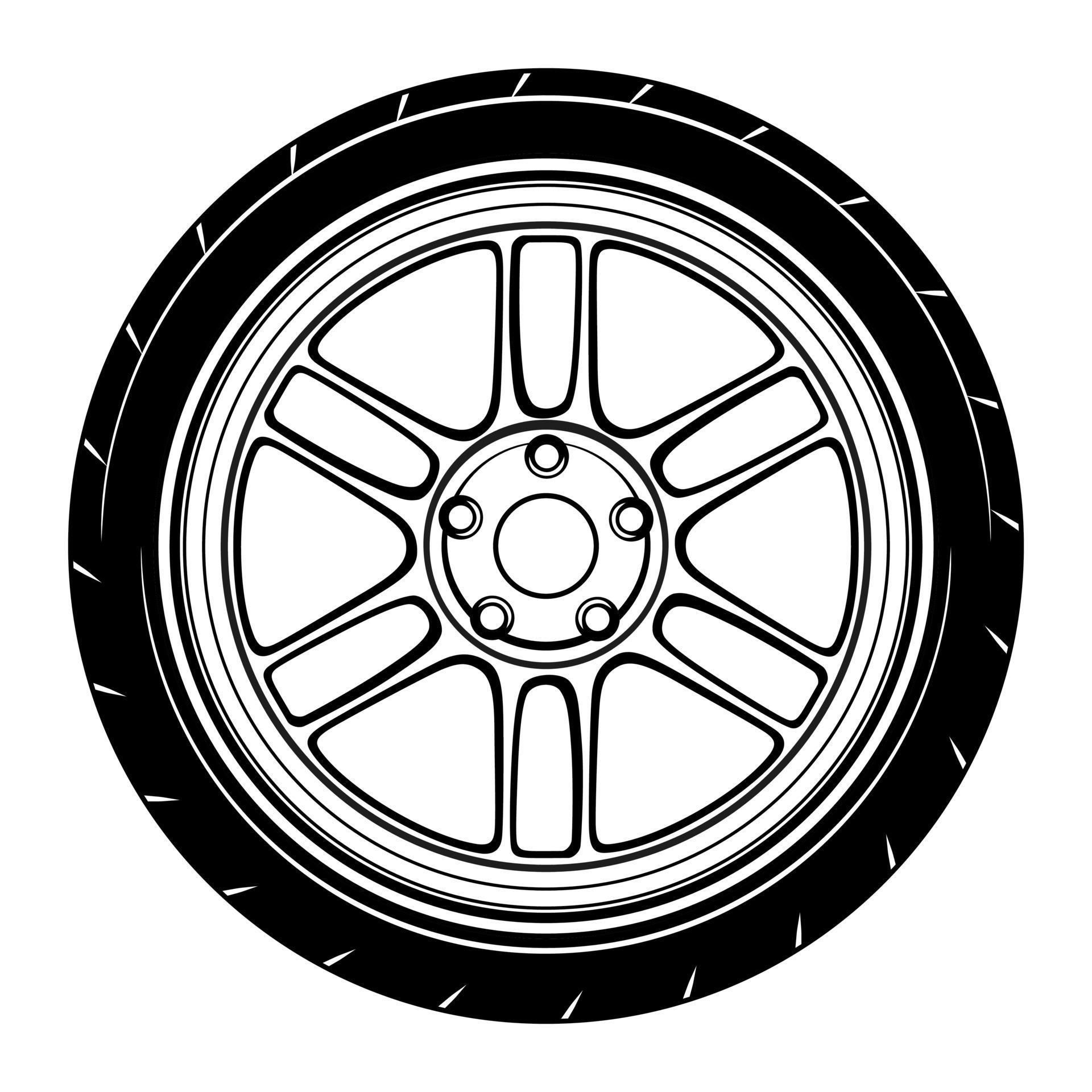 Car Wheel Illustration For Conceptual Design 2027296 Vector Art At Vecteezy