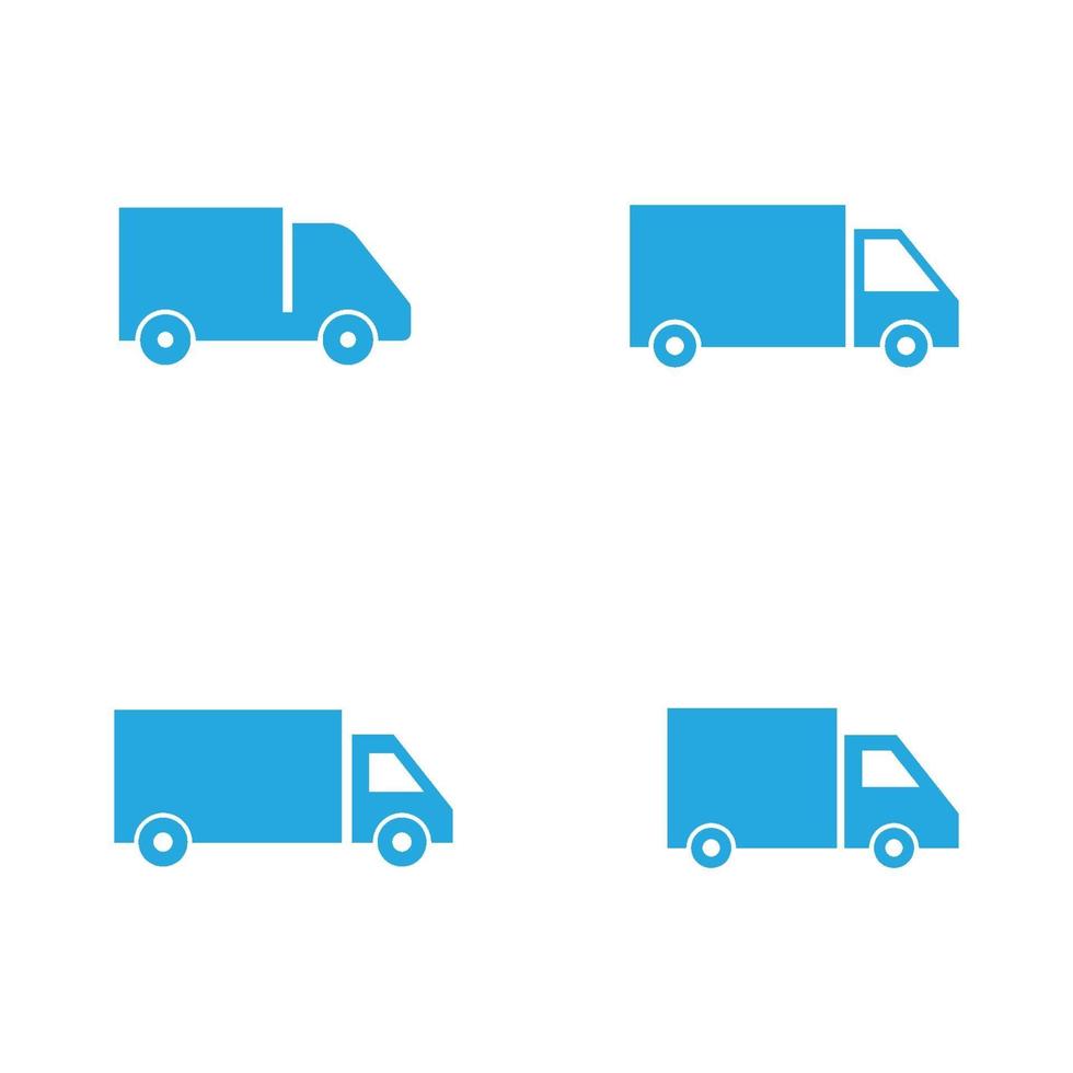 truck logistics icon Logo illustration vector design