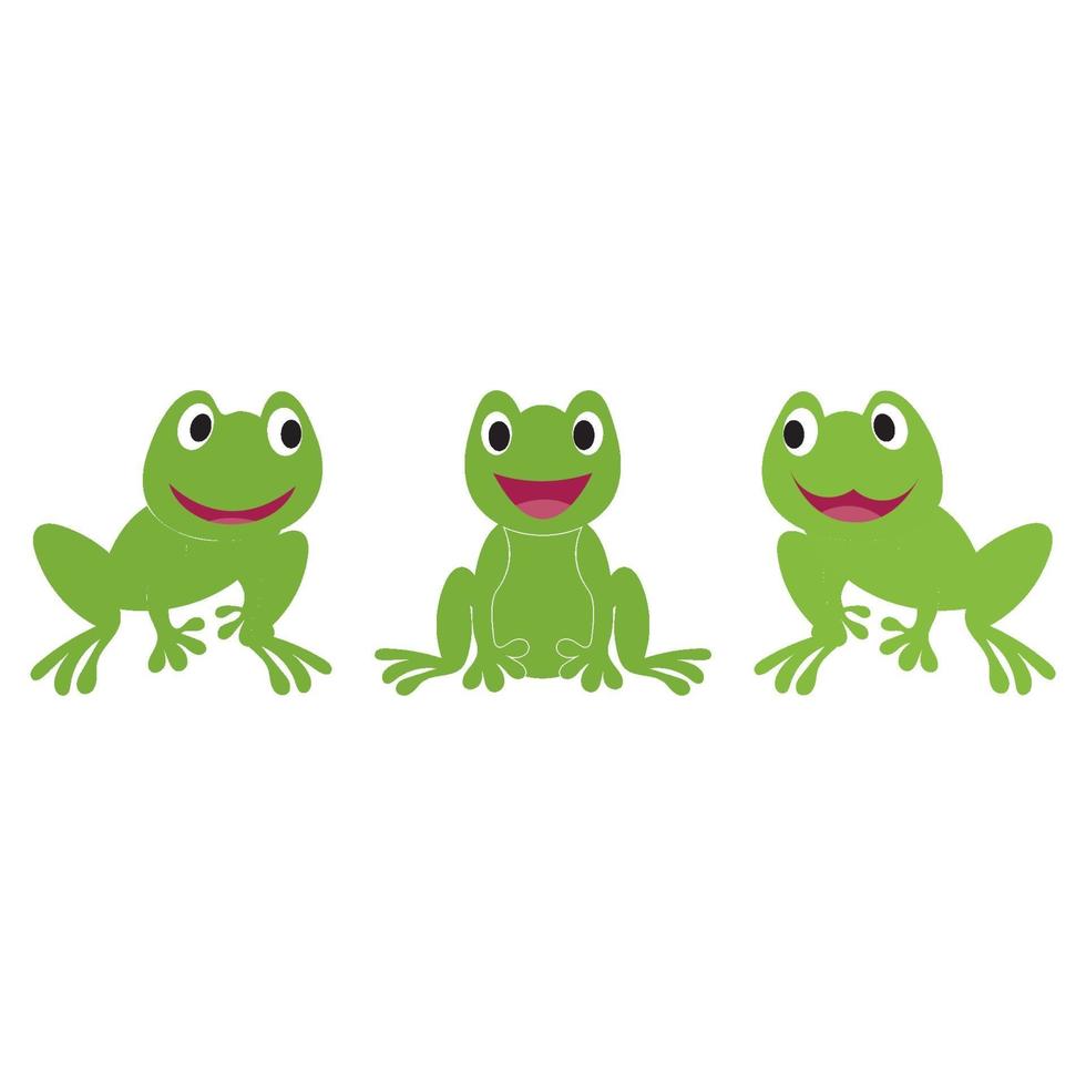 frog icon Logo illustration vector design