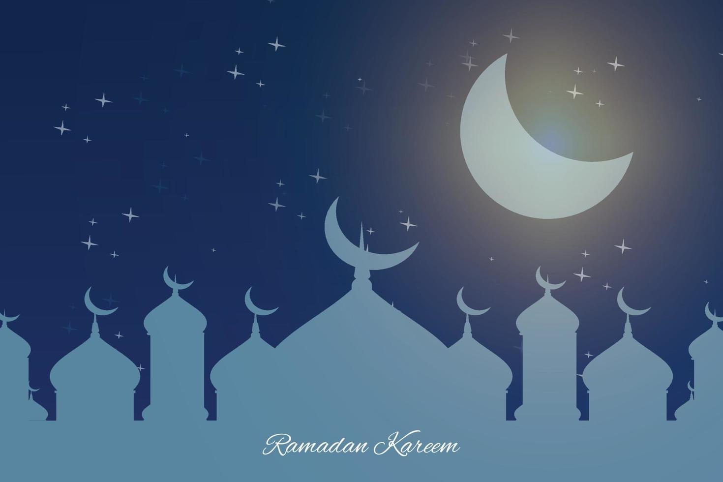 Design background ramadan kareem vector