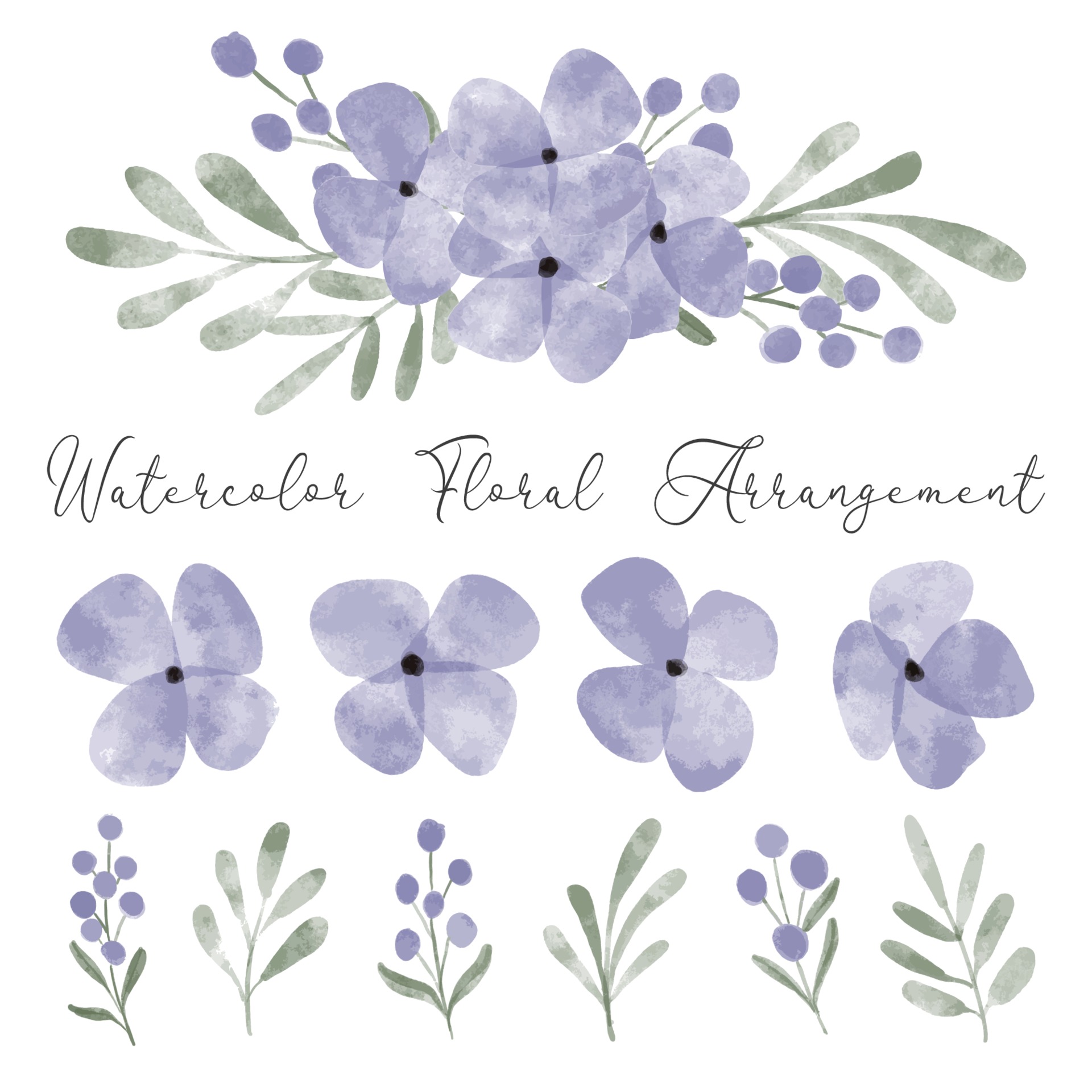 Purple Flower Vector Art, Icons, and Graphics for Free Download