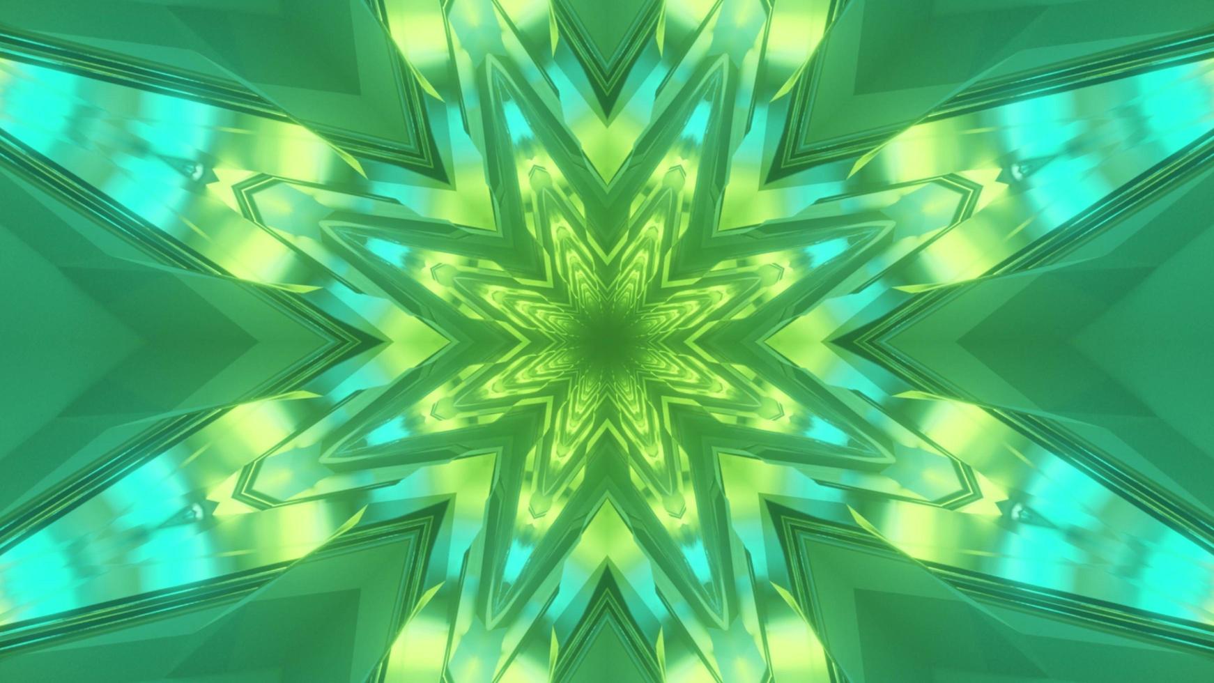 Colorful 3D kaleidoscope design illustration for background or texture photo