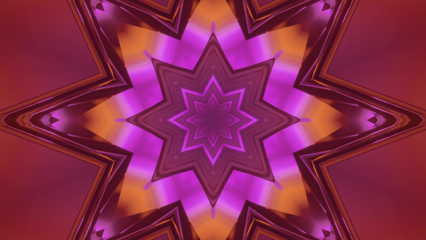 Colorful 3D kaleidoscope design illustration for background or texture photo