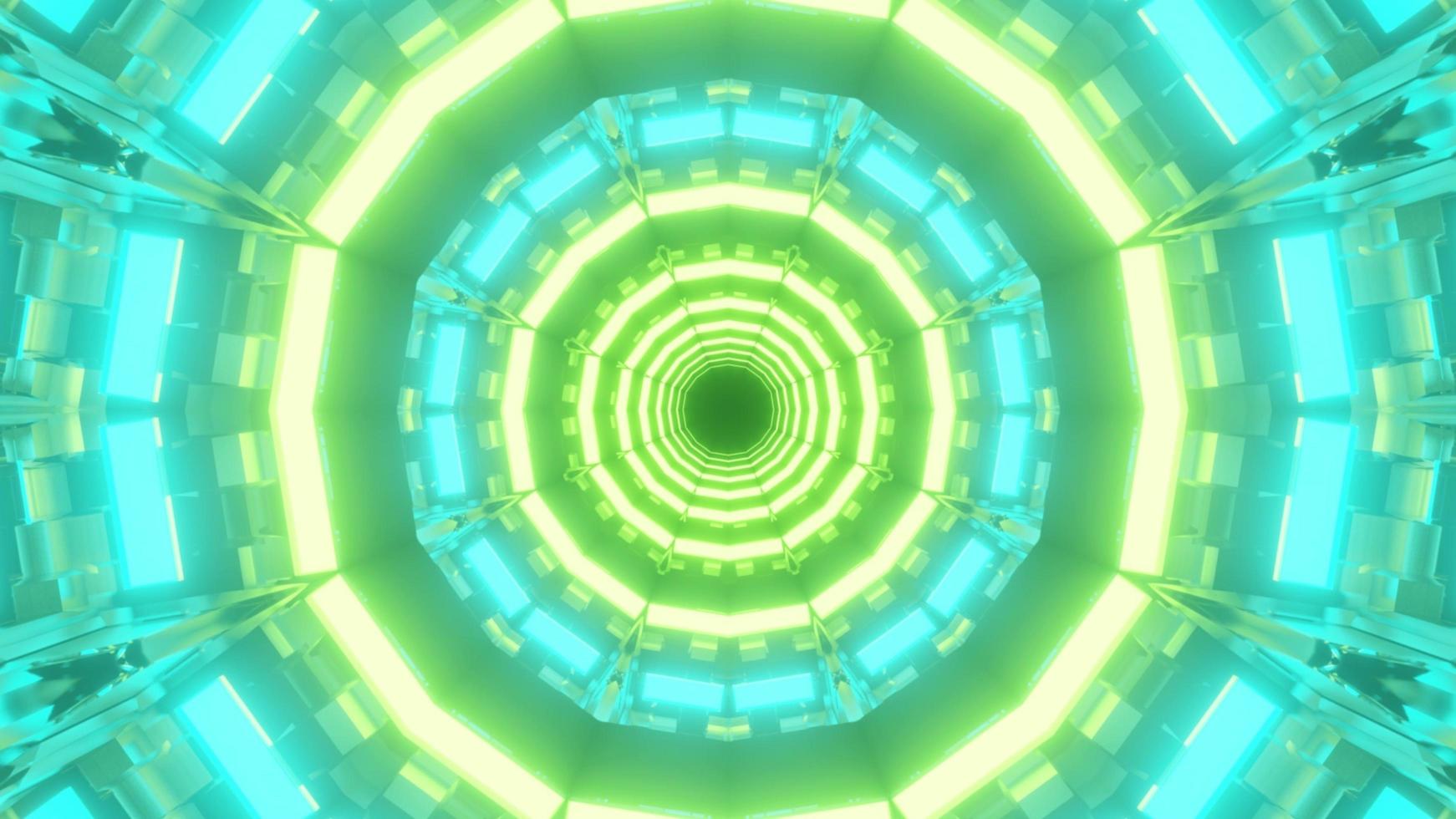 Colorful 3D kaleidoscope design illustration for background or texture photo