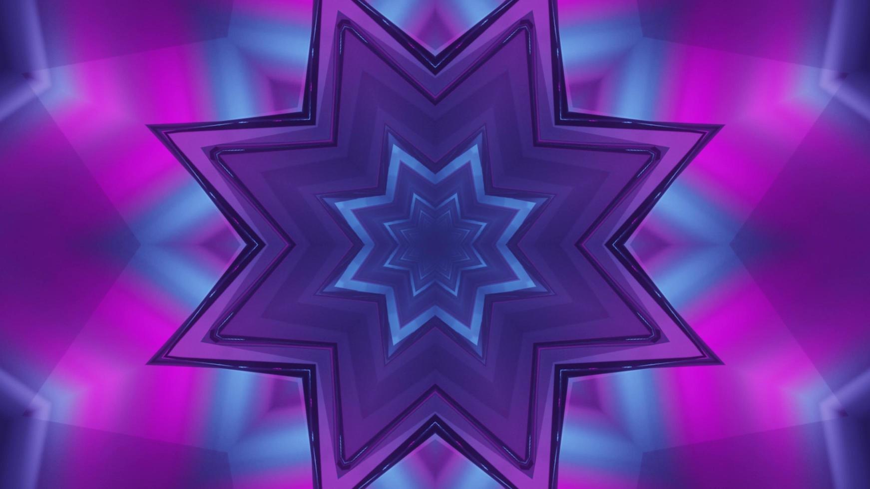Colorful 3D kaleidoscope design illustration for background or texture photo
