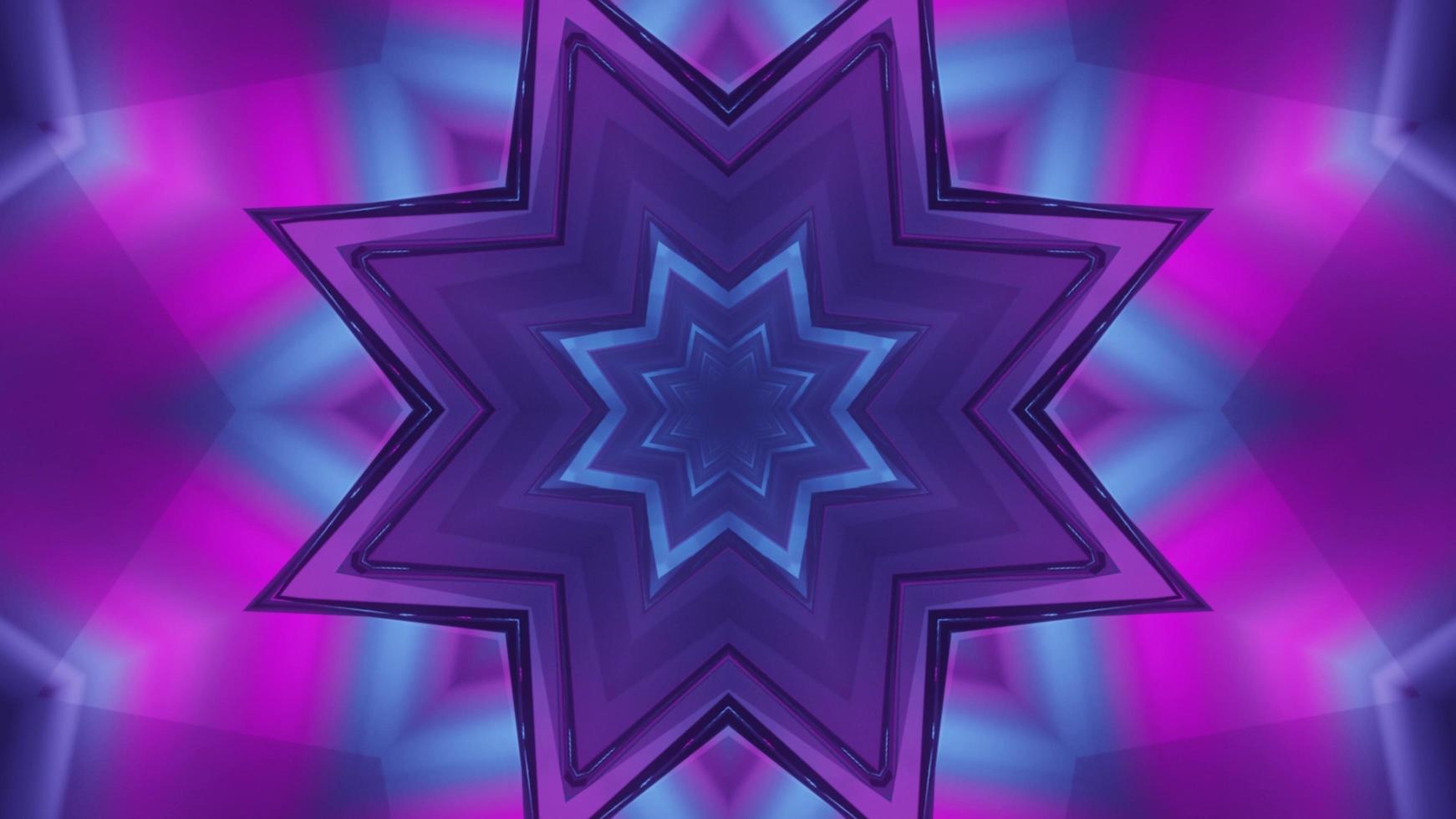 Colorful 3D kaleidoscope design illustration for background or texture photo