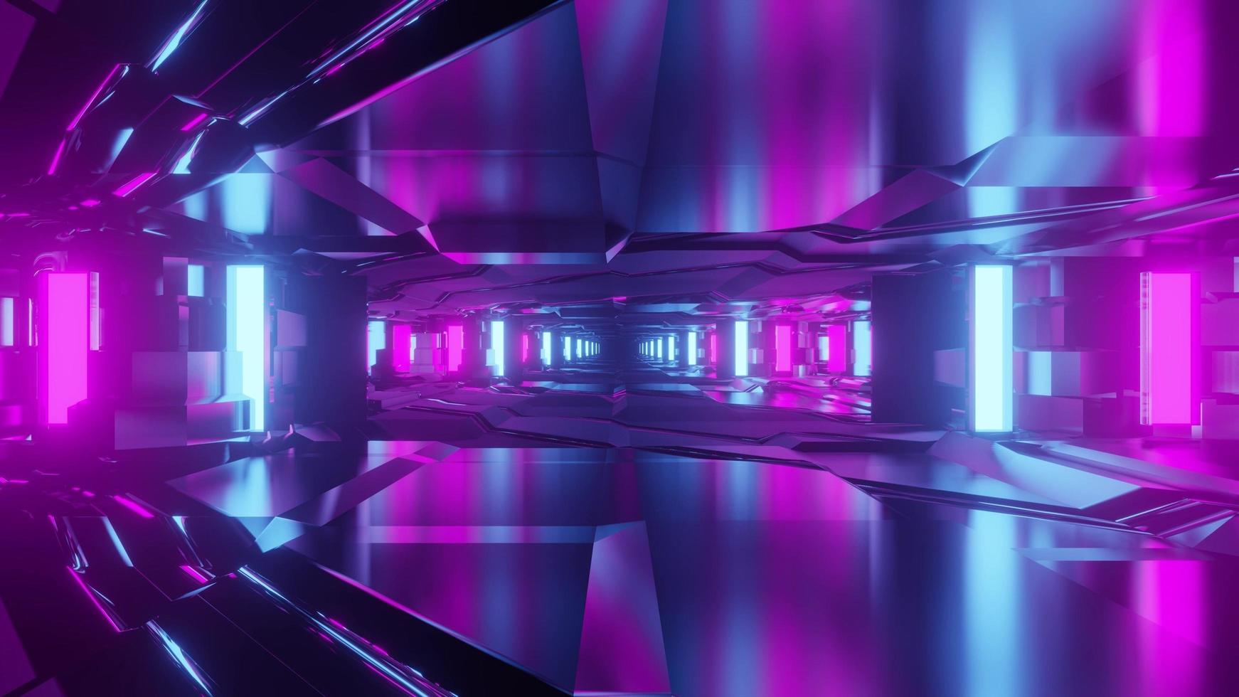 Colorful 3D kaleidoscope design illustration for background or texture photo