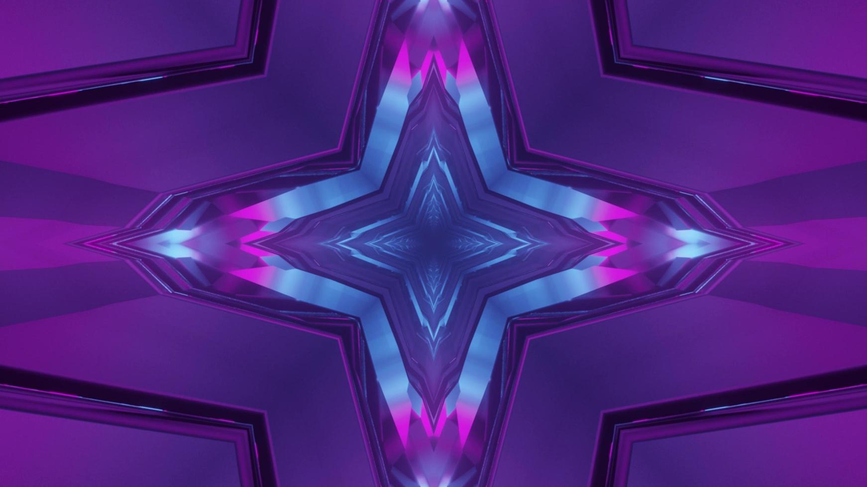 Colorful 3D kaleidoscope design illustration for background or texture photo