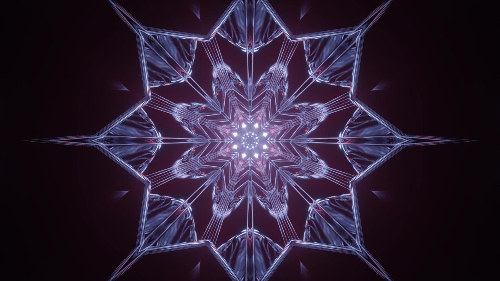 Colorful 3D kaleidoscope design illustration for background or texture photo