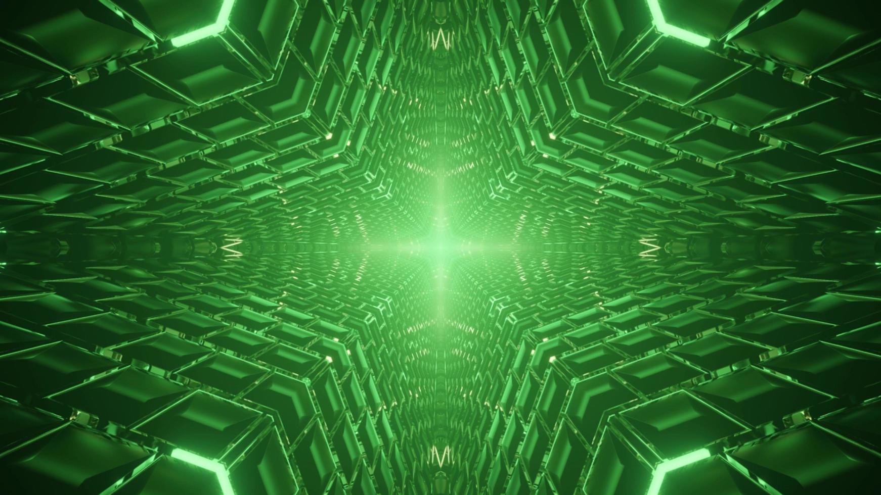 Colorful 3D kaleidoscope design illustration for background or texture photo