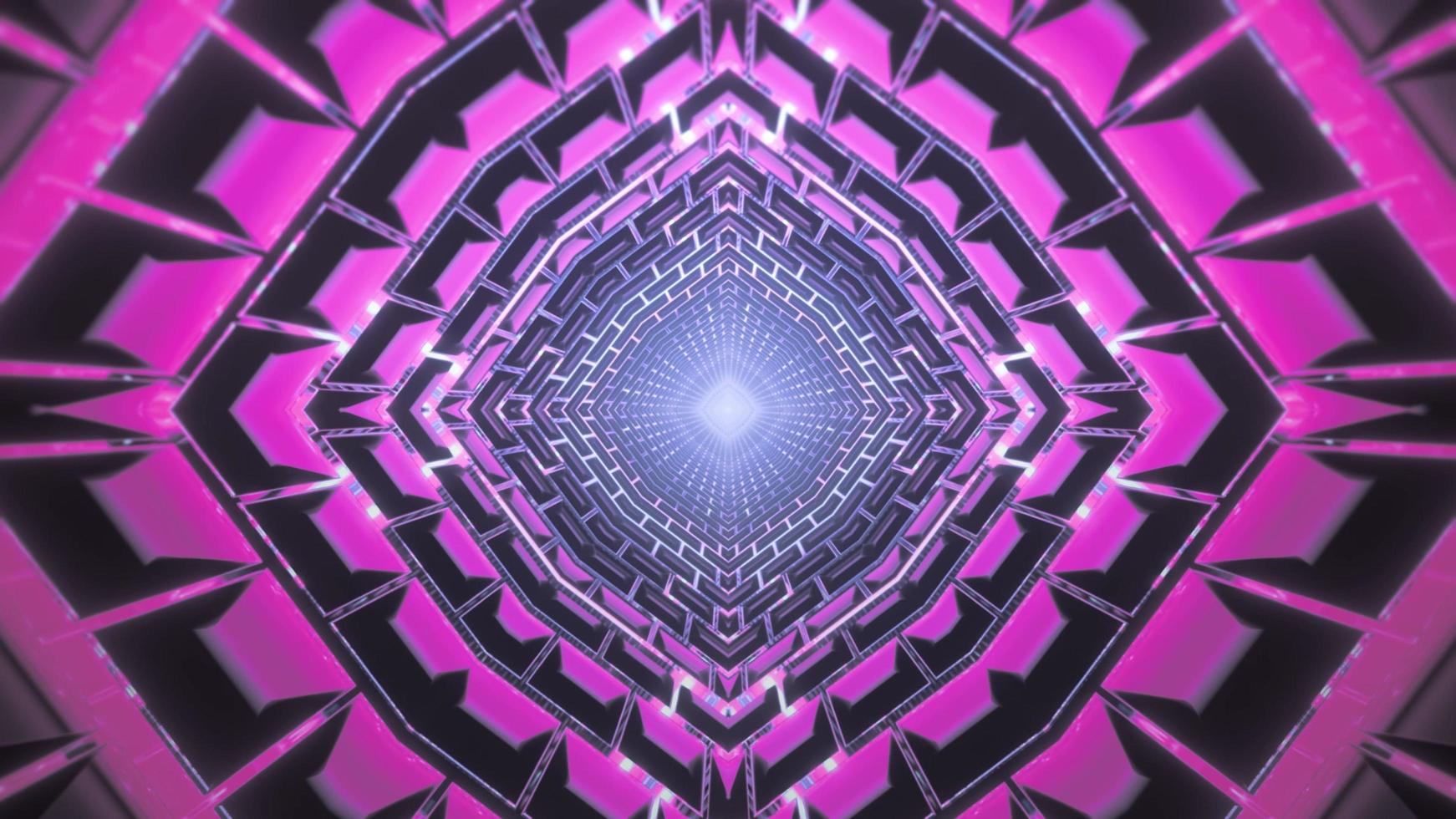 Colorful 3D kaleidoscope design illustration for background or texture photo