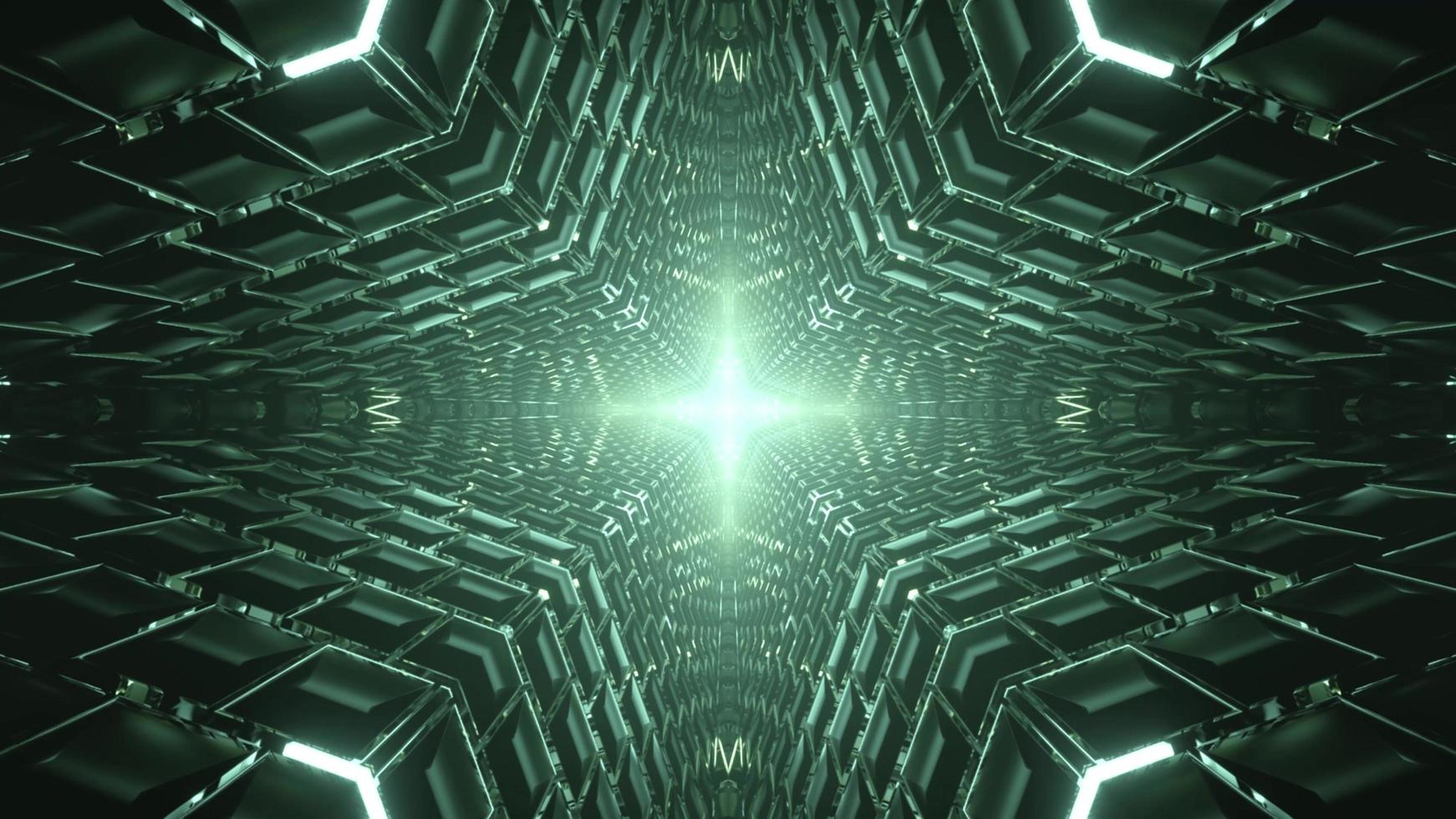 Colorful 3D kaleidoscope design illustration for background or texture photo