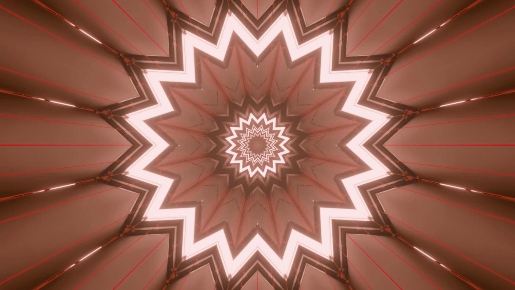 Colorful 3D kaleidoscope design illustration for background or texture photo