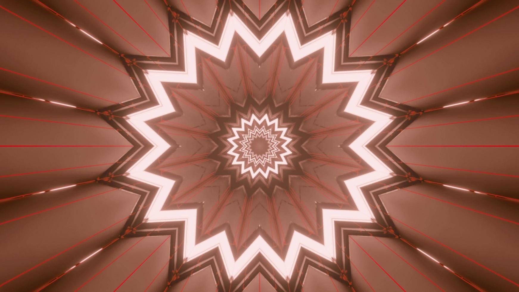 Colorful 3D kaleidoscope design illustration for background or texture photo