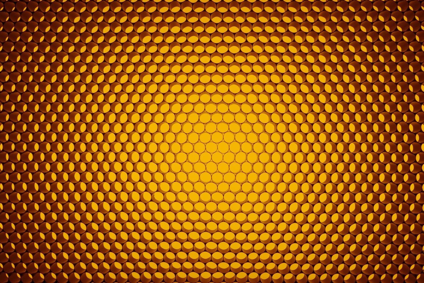 Panel of orange LED lighting photo