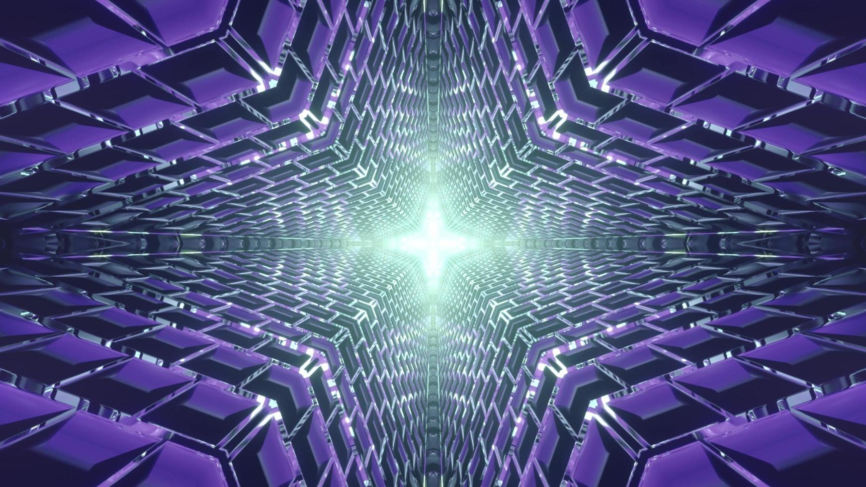 Colorful 3D kaleidoscope design illustration for background or texture photo