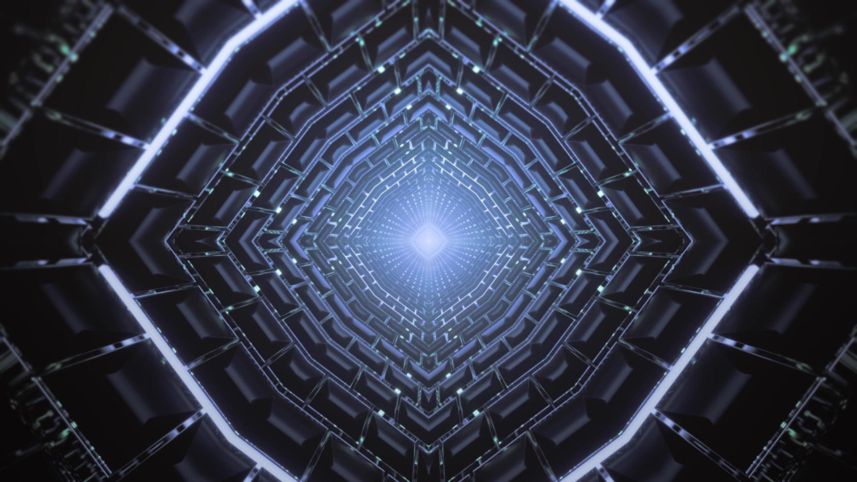 Colorful 3D kaleidoscope design illustration for background or texture photo