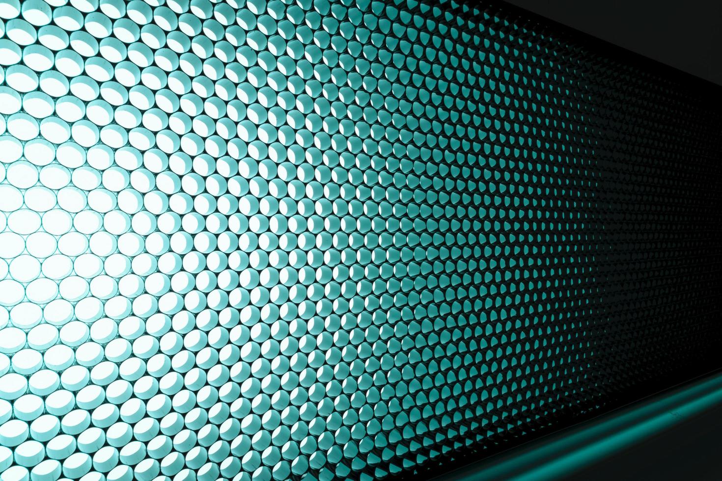panel de iluminación led azul foto