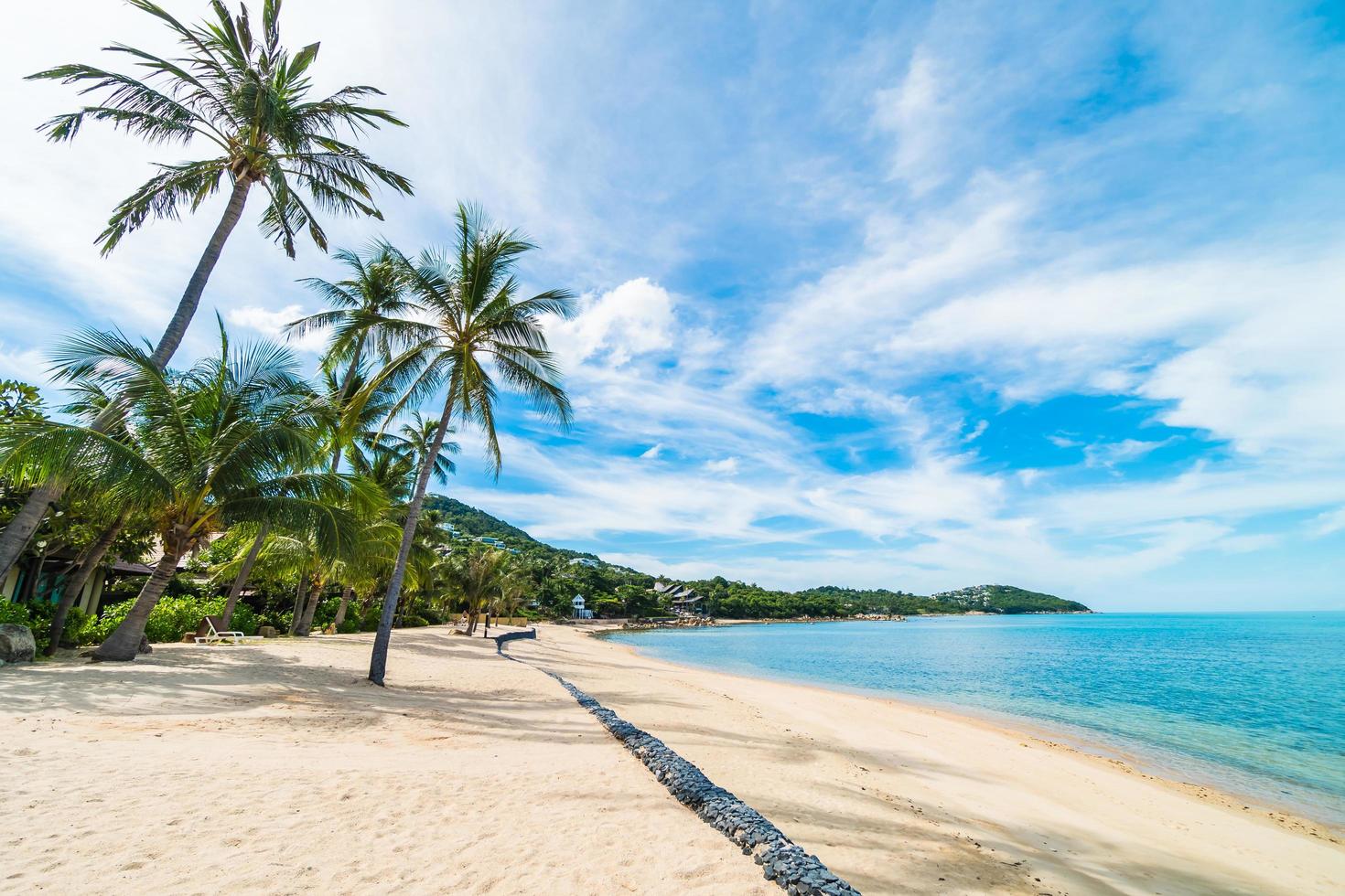 hermosa playa tropical foto