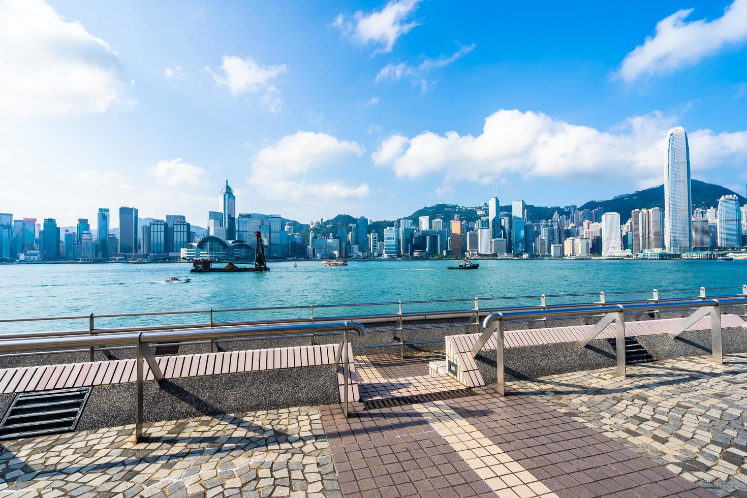 Cityscape of Hong Kong City, China photo