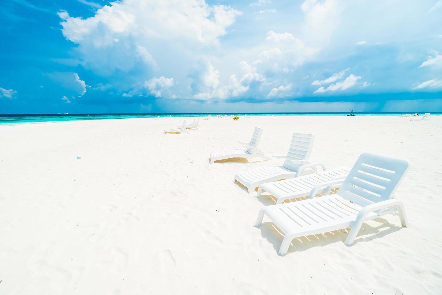 Umbrella and chair photo