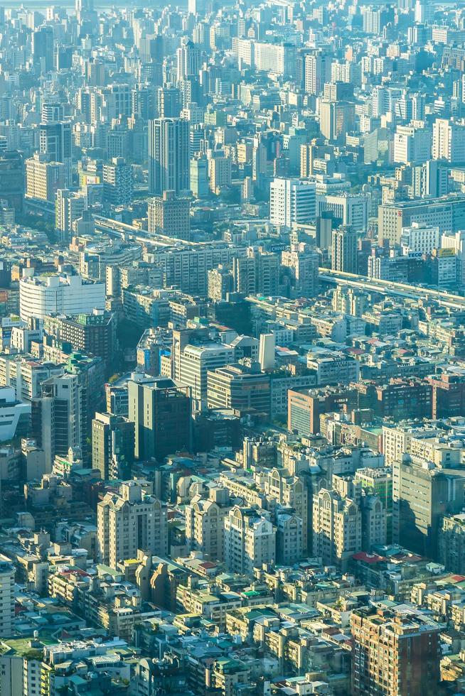 Cityscape of Taipei city in Taiwan photo