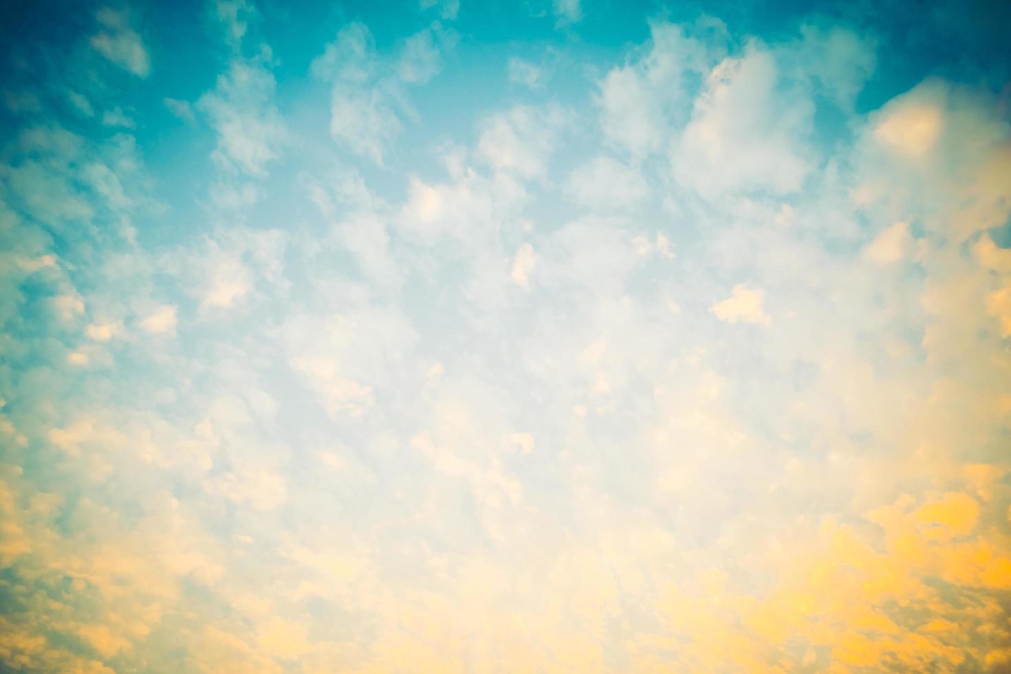 Vintage clouds background photo