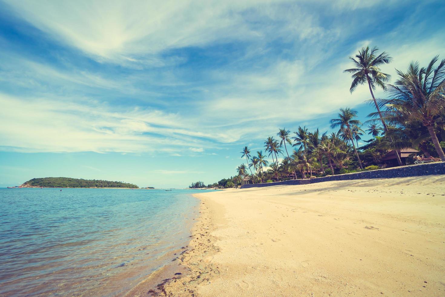 hermosa playa tropical foto