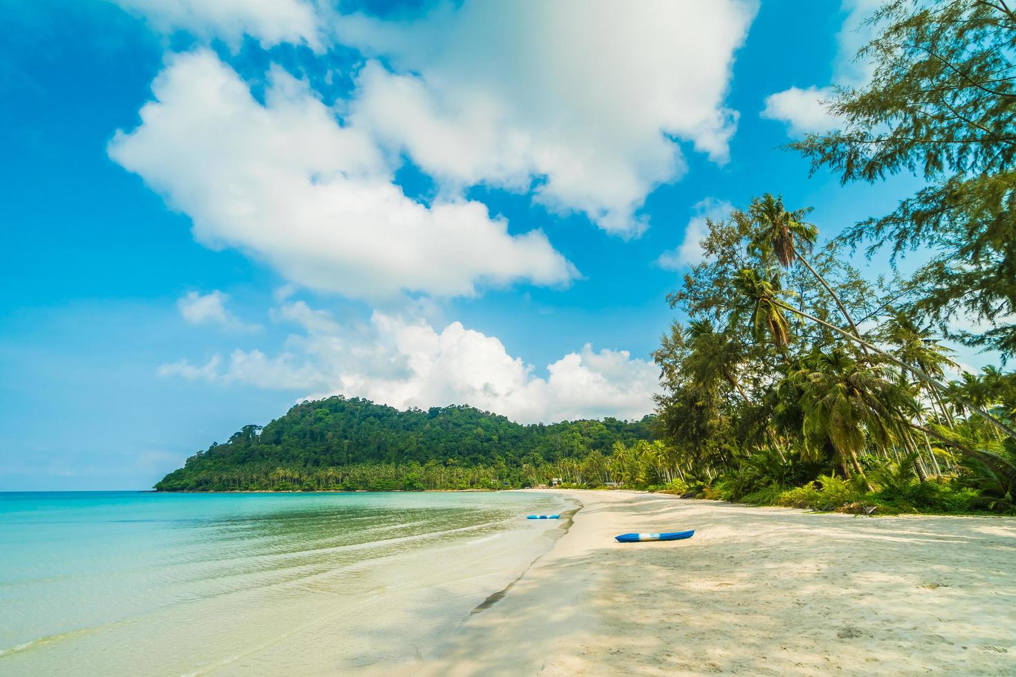 hermosa playa tropical foto