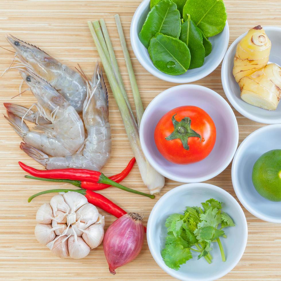 Tom Yum ingredients photo