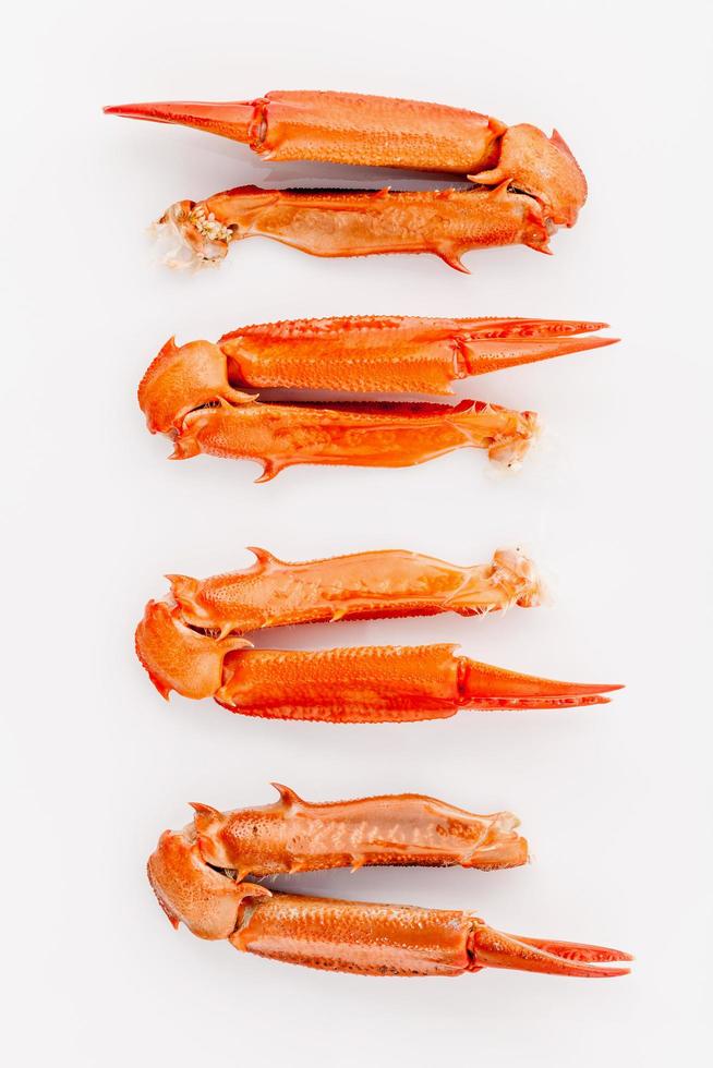 Row of crab claws photo