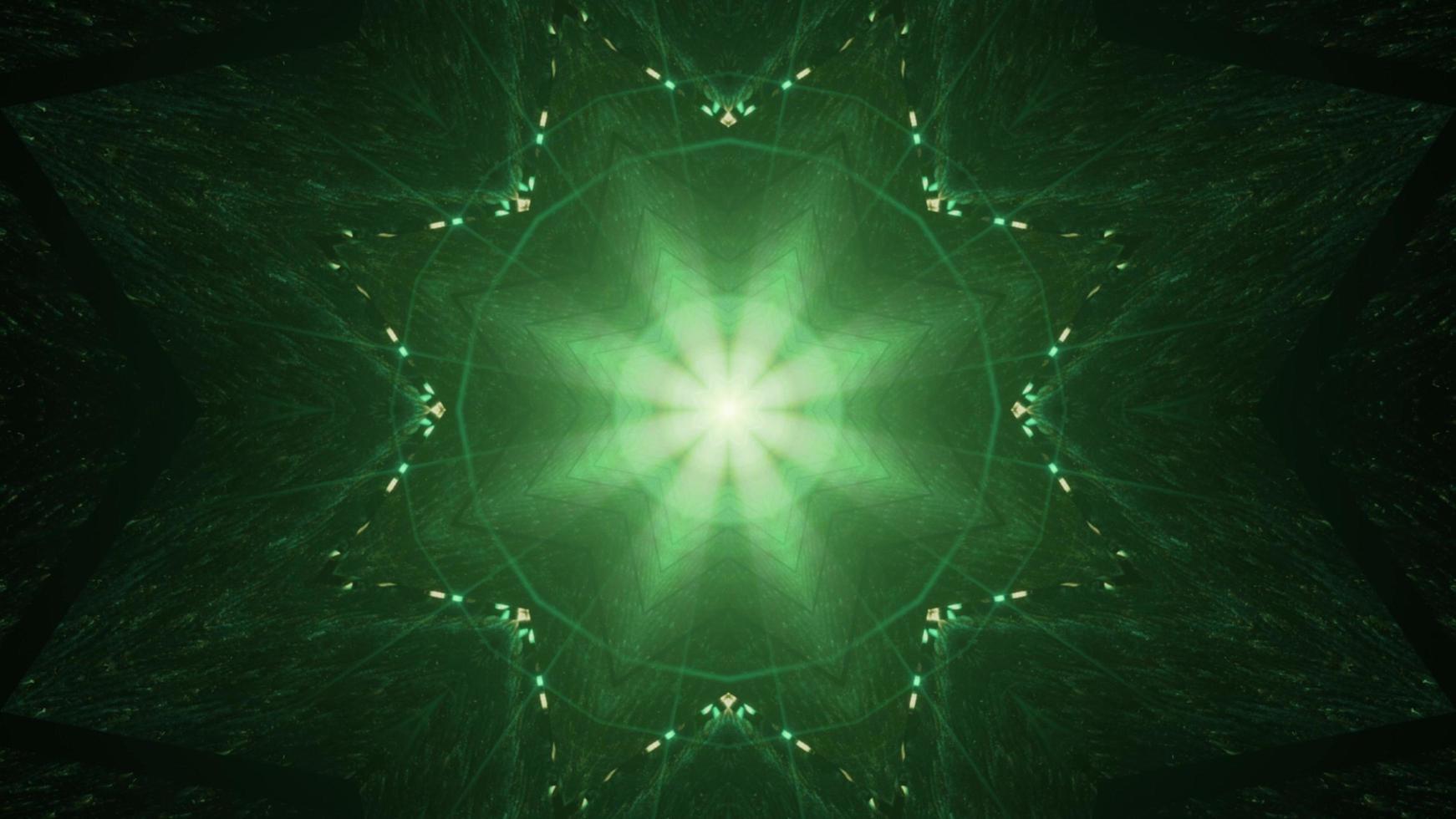 Colorful 3D kaleidoscope design illustration for background or texture photo