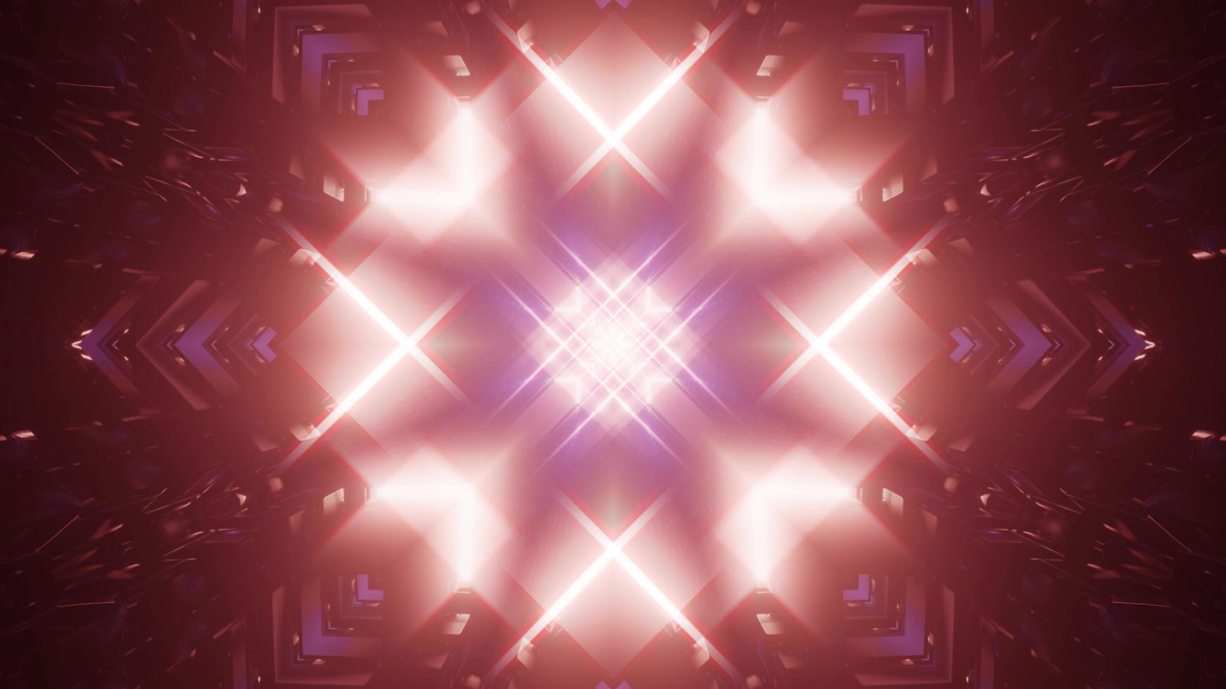 Colorful 3D kaleidoscope design illustration for background or texture photo
