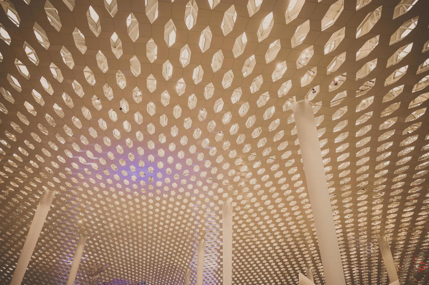 Ceiling and columns Shenzhen Bao'an International Airport photo